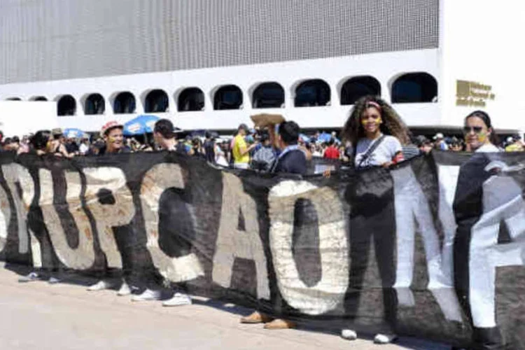 Marcha Contra a Corrupção, em Brasília (Antonio Cruz / Agência Brasil)