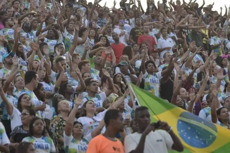 Evangélicos na Marcha para Jesus: protesto gospel contra corrupção (Tomaz Silva/Agência Brasil/Agência Brasil)