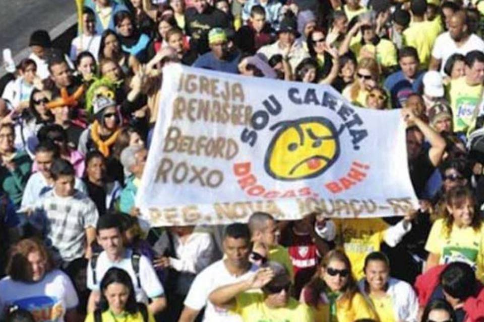 Começa Marcha para Jesus em São Paulo