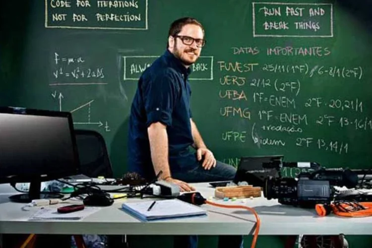 Marco Fisbhen, do Descomplica: do cursinho ao Vale do Silício (Germano Lüders/EXAME.com)