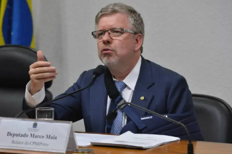 O relator da CPMI da Petrobras, deputado Marco Maia (PT-RS): "defendo o afastamento da diretoria (da Petrobras), inclusive da presidente" (Valter Campanato/ABr)