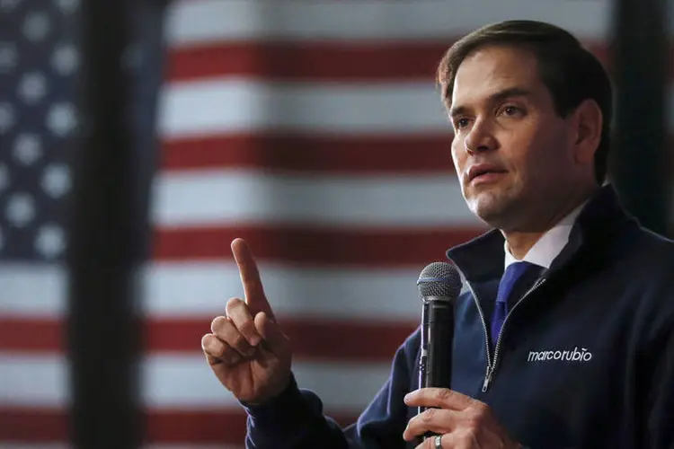 
	Marco Rubio: republicano saiu vencedor tamb&eacute;m em Minnesota e em Porto Rico
 (Carlo Allegri / Reuters)