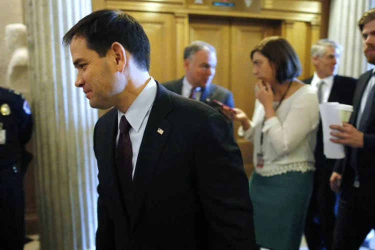 lSenador pela Flórida Marco Rubio: ibertação do funcionário humanitário norte-americano Alan Gross por Cuba "estabelece um precedente perigoso" (Jonathan Ernst/Reuters)