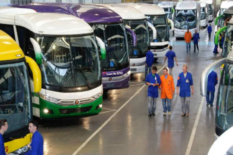 Ônibus: processo está sendo acompanhado por um escritório de advocacia da Argentina (Divulgação/Marcopolo/Divulgação)