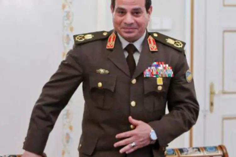 
	O marechal Abdel Fattah al-Sisi: Sisi &eacute; considerado o grande favorito nas elei&ccedil;&otilde;es presidenciais
 (Maxim Shemetov/AFP)