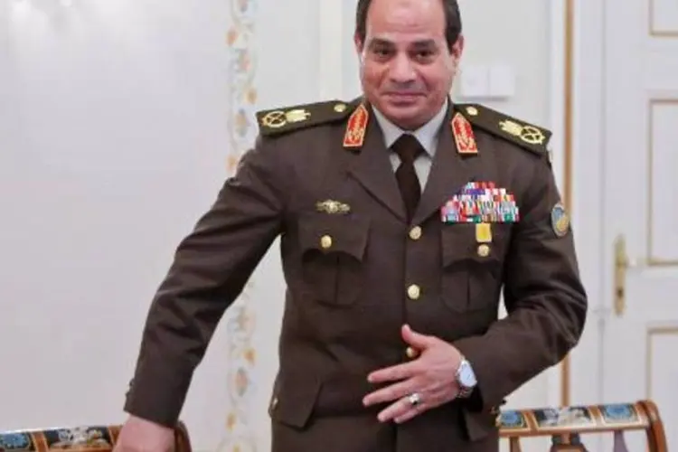 
	Abdel Fatah al-Sisi: &nbsp;comparecimento &agrave;s urnas &eacute; visto como um importante indicador do n&iacute;vel de apoio popular de ex-chefe do ex&eacute;rcito
 (Maxim Shemetov/AFP)
