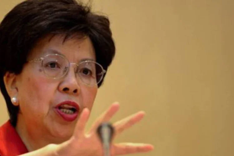 A diretora-geral da OMS, Margaret Chan: organização acredita que a indústria não tem interesse em investir no tratamento de doenças que afetam os pobres (Fabrice Coffrini/AFP)