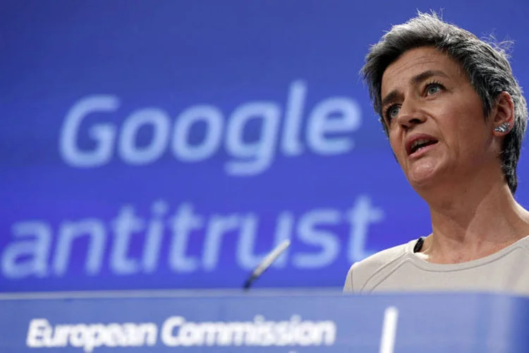 
	Margrethe Vestager: &quot;estou preocupada com o fato de a companhia ter dado vantagem injusta a seus pr&oacute;prios servi&ccedil;os de compras&quot;
 (REUTERS/Francois Lenoir)