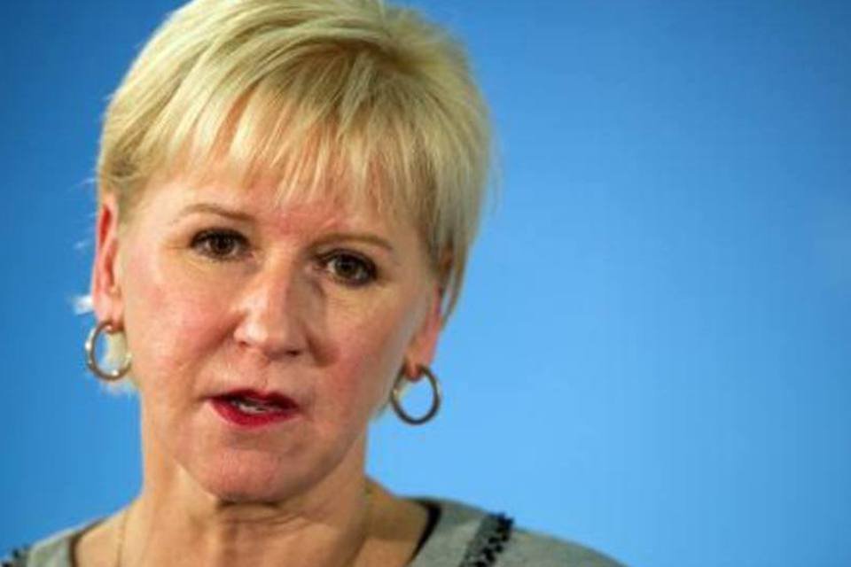 Ministra sueca acusa Arábia Saudita de bloquear seu discurso