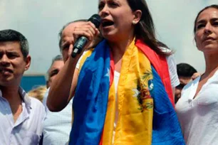 Imagem referente à matéria: Eleições Venezuela: Maria Corina Machado, lider da oposição, denuncia ataque; veja vídeo