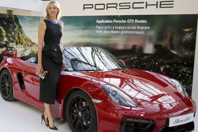 
	Maria Sharapova: a Porsche foi uma das marcas que cancelou o contrato com a tenista depois de doping confirmado
 (Charles Platiau / Reuters)