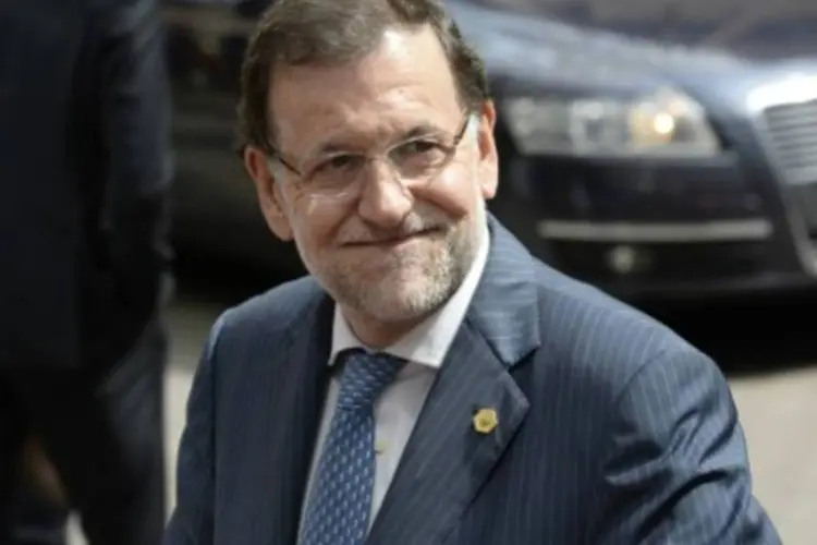 
	Mariano Rajoy: al&eacute;m disso, ele considerou que hoje &quot;&eacute; um dos dias mais importantes&quot; desde a cria&ccedil;&atilde;o da UE
 (Thierry Charlier/AFP)