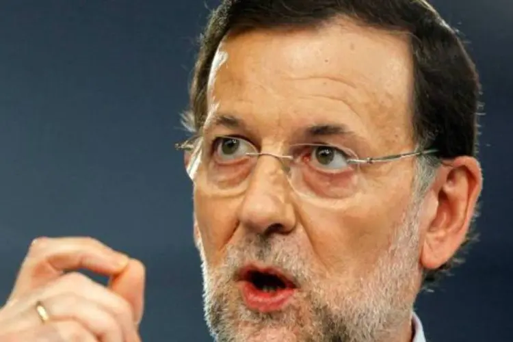 
	Mariano Rajoy: Madri afirmou recentemente que trabalha com Bruxelas para desbloquear uma ajuda de urg&ecirc;ncia de 30 bilh&otilde;es de euros para os bancos espanh&oacute;is
 (Susana Vera/Reuters)