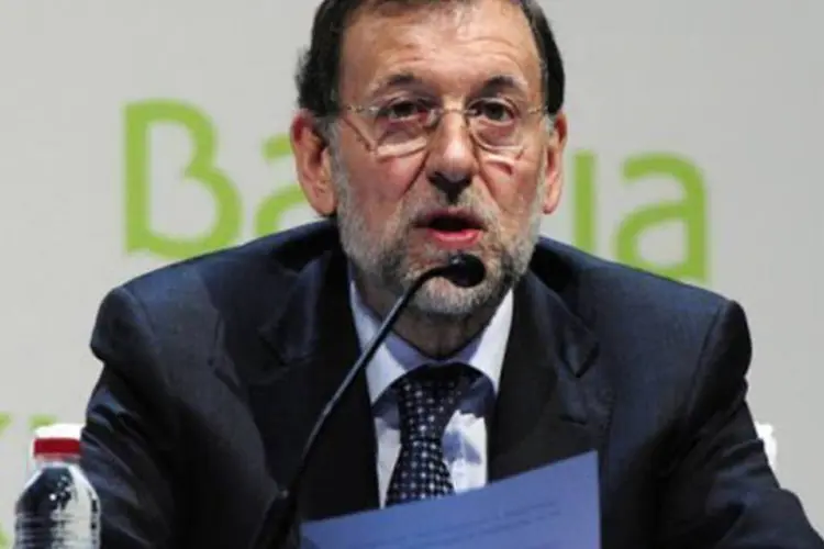 Rumores de imprensa divulgados recentemente afirmaram que o líder espanhol, Mariano Rajoy, teria inflado os dados quando afirmou que o déficit público ficou em 8,5% em 2011 (Javier Soriano/AFP)