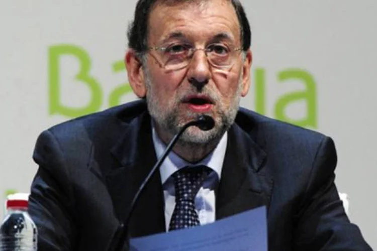 Rajoy chegou ontem à noite a Bogotá para participar do Fórum de Investimentos Colômbia-Espanha de Cooperação, que reúne empresários dos dois países (Javier Soriano/AFP)