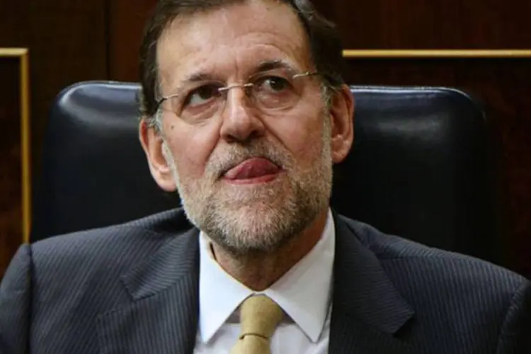 O chefe de governo espanhol, o conservador Mariano Rajoy: a Espanha acaba de aprovar seus orçamentos para 2013, marcados por políticas de austeridade sem precedentes (©afp.com / Javier Soriano)