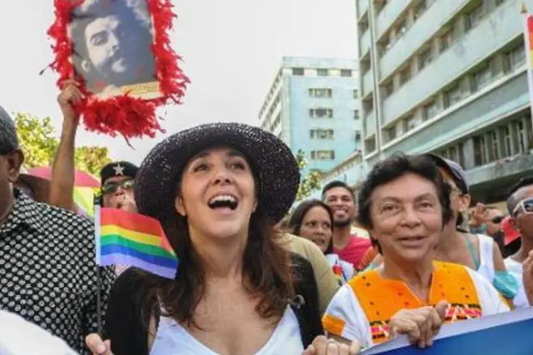 Mariela Castro: sexóloga lamenta discriminação dos gays em código de trabalho (Yamil Lage/AFP)