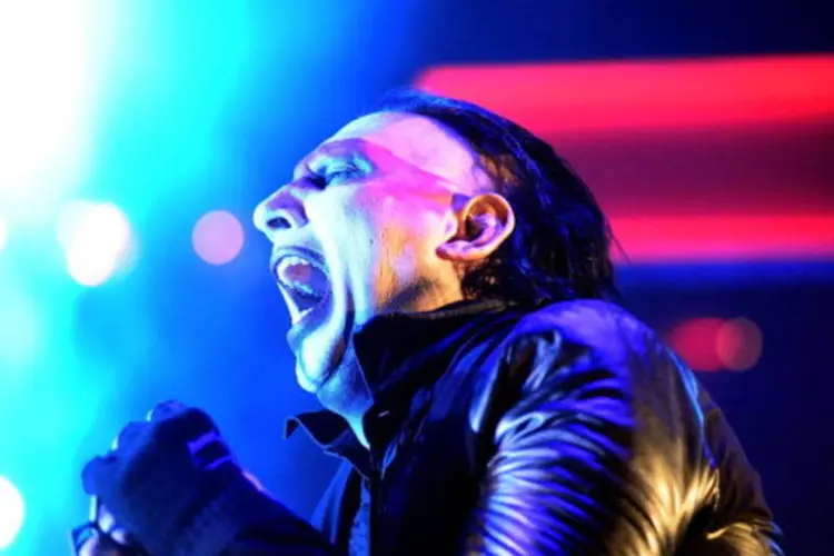 Marilyn Manson: ativistas consideraram o espetáculo uma promoção ao sadomasoquismo (Getty Images)
