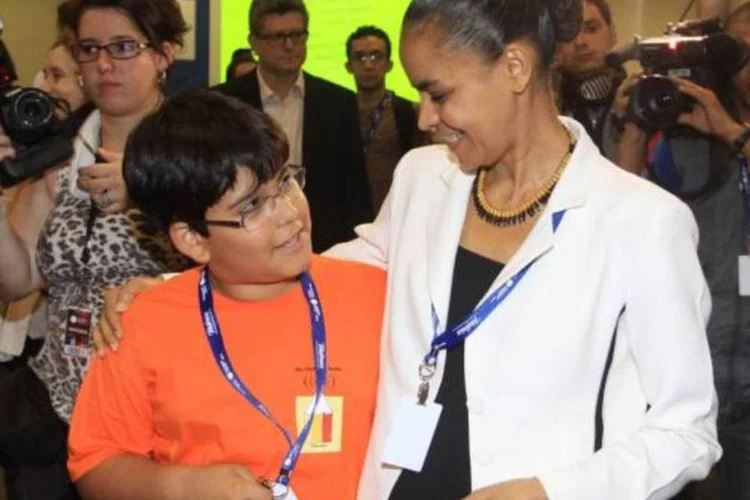 Marina Silva em visita à Campus Party Brasil 2011 (Flávia de Quadros/Divulgação)