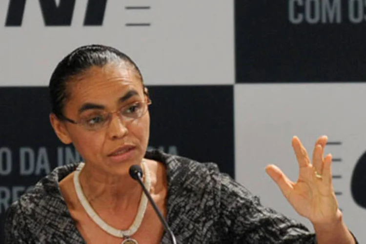 Pré-candidata do PV à Presidência da República, Marina Silva, ironizou o discurso da presidenciável do PT, Dilma Rousseff (.)