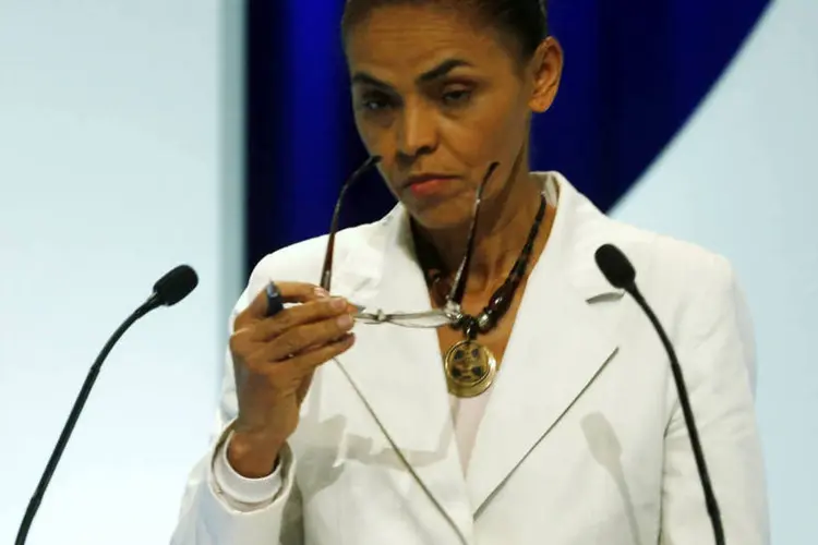 
	Marina Silva: candidata negou que a baixa oferta de energia h&iacute;drica deve-se &agrave; sua atua&ccedil;&atilde;o como ministra
 (Paulo Whitaker/Reuters)