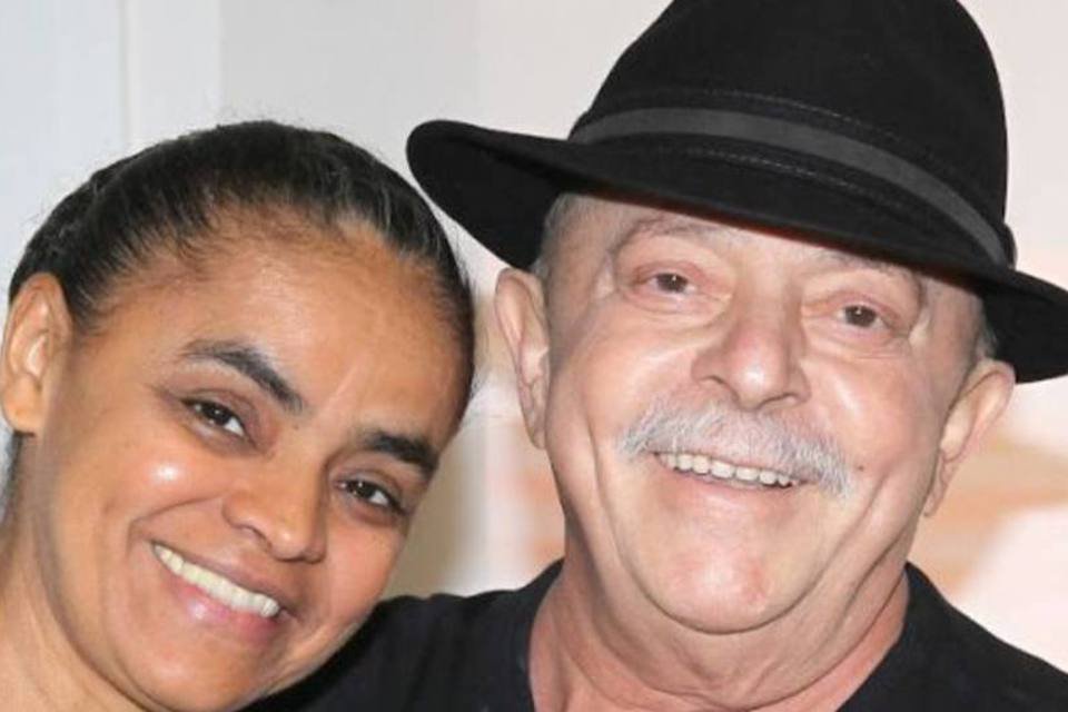 Marina Silva visita Lula em hospital paulista
