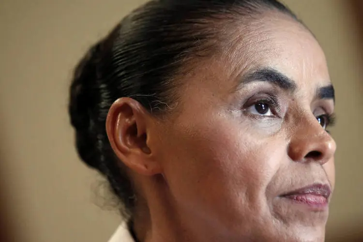 
	Marina Silva: candidata conclamou os eleitores a votarem nos candidatos de sua prefer&ecirc;ncia e evitarem o voto &uacute;til
 (Sergio Moraes/Reuters)