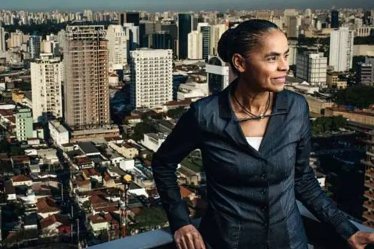 
	Marina Silva evita se posicionar como candidata &agrave; presid&ecirc;ncia &ndash; diz que nem partido tem ainda &ndash; mas sabe que seu nome nunca foi t&atilde;o forte
 (Alexandre Severo/EXAME.com)