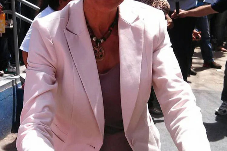 
	Marina Silva, durante a&ccedil;&atilde;o de campanha na comunidade de Parais&oacute;polis
 (Chico Cardillo/Fotos Públicas)