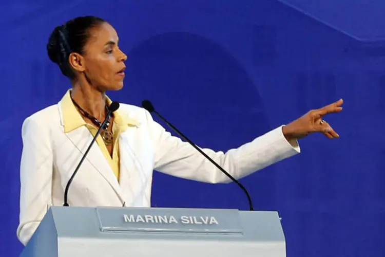 
	Marina Silva: &quot;falta de car&aacute;ter &eacute; vir em uma comunidade como Parais&oacute;polis e n&atilde;o cumprir com o que se comprometeu. Isso &eacute; mentira&quot;
 (Paulo Whitaker/Reuters)