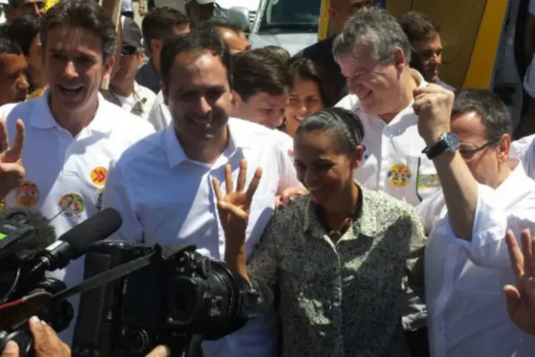 
	Marina Silva (PSB) faz caminhada de campanha em Recife (PE)
 (Divulgação/Marina Silva)