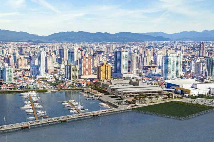 Marina de Itajaí (Divulgação/Escala-Metra)