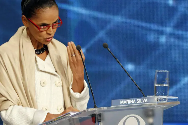 
	Marina: a candidata perdeu sua vantagem no segundo turno
 (REUTERS/Paulo Whitaker)