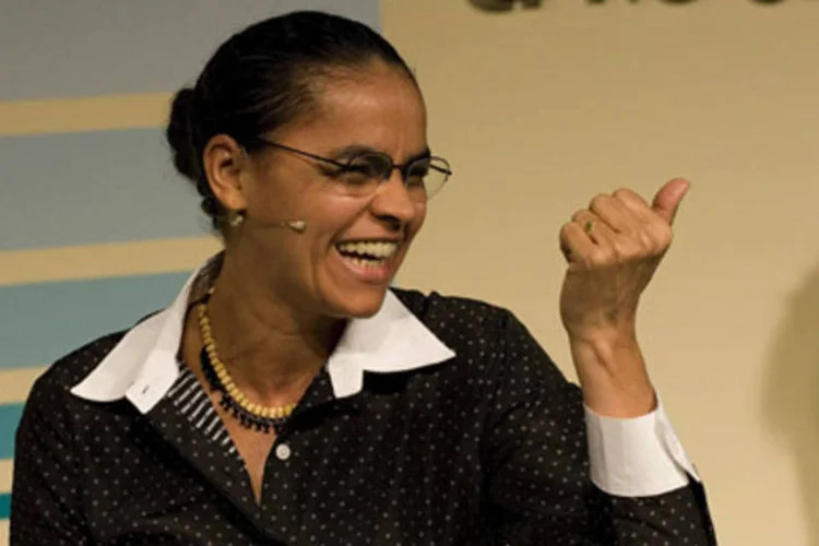 A candidata do PV Marina Silva é a única que está recebendo doações por meio da web (.)