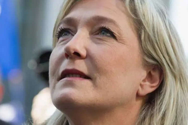 
	Para Le Pen: o partido de Marine Le Pen assegurou 29,4 por cento dos votos nacionalmente
 (Getty Images)