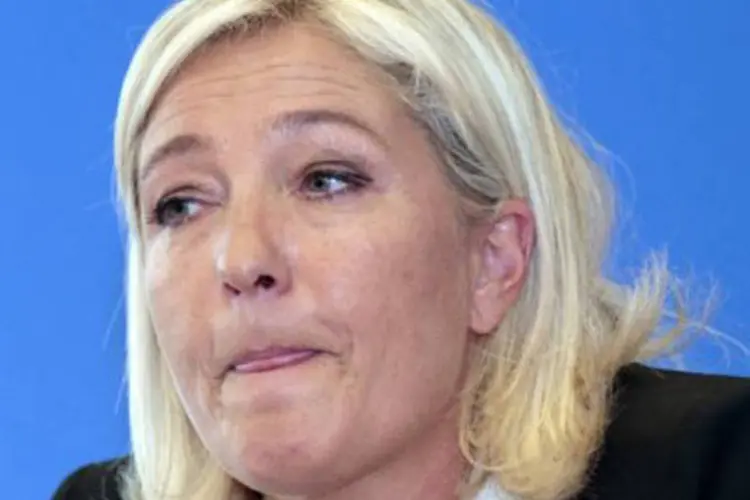 
	Marine Le Pen: tribunal ordenou que Anne-Sophie Leclere passe nove meses na pris&atilde;o e pague uma multa
 (Jacques Demarthon/AFP)