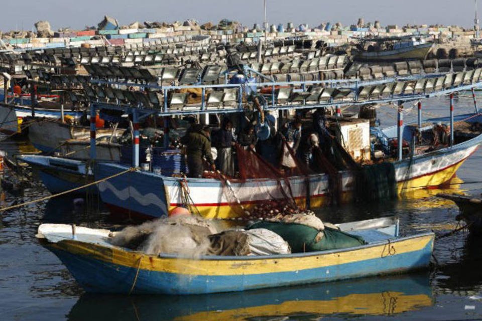 Israel ameniza o bloqueio marítimo imposto a Gaza