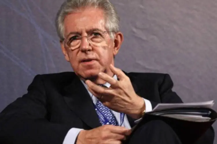 O novo primeiro-ministro da Itália, Mario Monti: desafio de acabar com a crise (Getty Images)