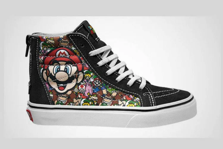 Tênis da Vans com Mario: personagens da Nintendo em coleção (Divulgação)