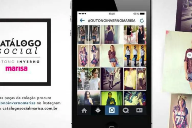 Marisa lança Catálogo no Instagram para promover coleção: mesmo quem não tiver o aplicativo pode acompanhar as imagens por site (Divulgação/Marisa)