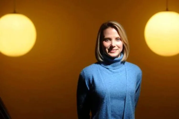 
	Marissa Mayer, CEO do Yahoo!: b&ocirc;nus milion&aacute;rio por cinco meses de trabalho e lucro l&iacute;quido quadruplicado
 (Noah Berger/Reuters)