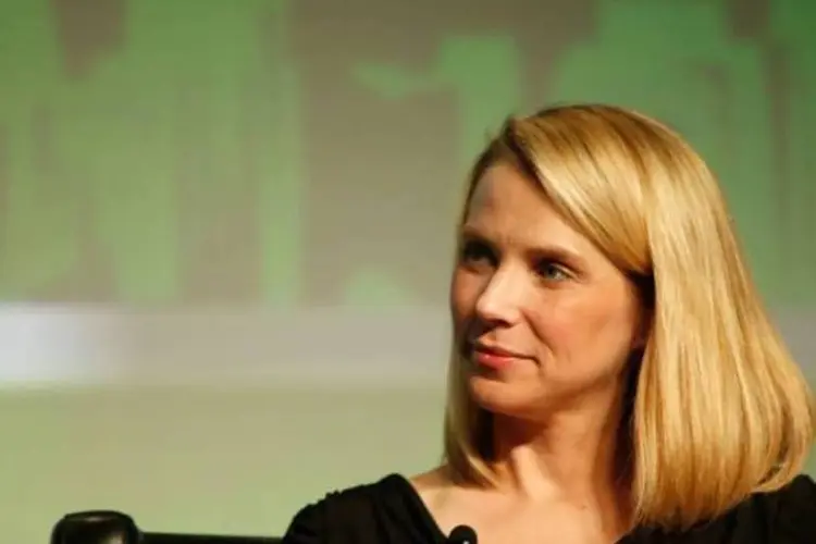 Marissa Mayer, CEO do Yahoo!, no TechCrunch Disrupt (Stephen Lam/Getty Images)