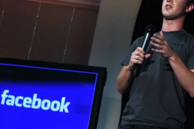 Fundador da rede social, Mark Zuckerberg. Facebook é a maior rede social online do mundo com mais de 800 milhões de usuários (Justin Sullivan/Getty Images)