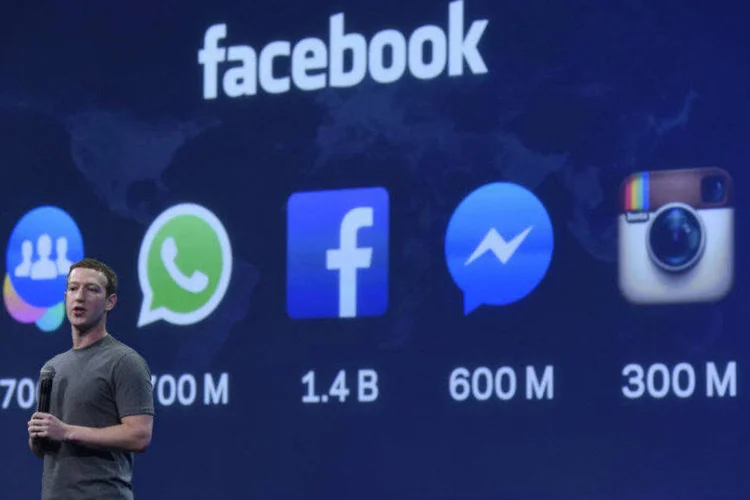 Mark Zuckerberg em teleconferência do Facebook: talvez os investidores de Zuckerberg queiram resultados, mas o bilionário 
nunca teve muita pressa (David Paul Morris/Bloomberg)