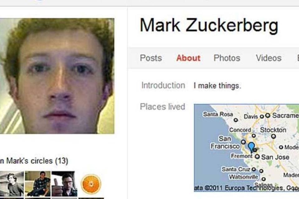 Zuckerberg confirma que seu perfil no Google+ é verdadeiro