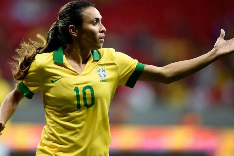 Nesta Copa, a seleção brasileira conta com a maior jogadora de futebol da história: Marta (Buda Mendes/Getty Images/Getty Images)