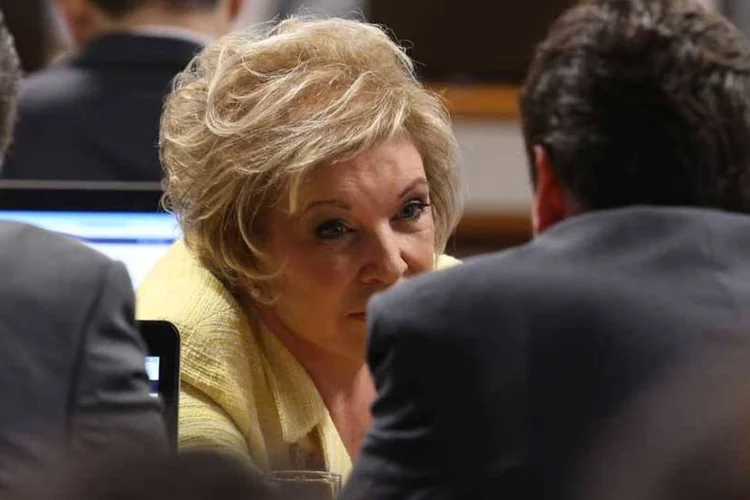 A senadora Marta Suplicy durante sessão da comissão de impeachment no Senado (Lula Marques/ Agência PT)