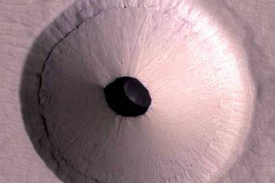 Caverna descoberta em Marte intriga a NASA