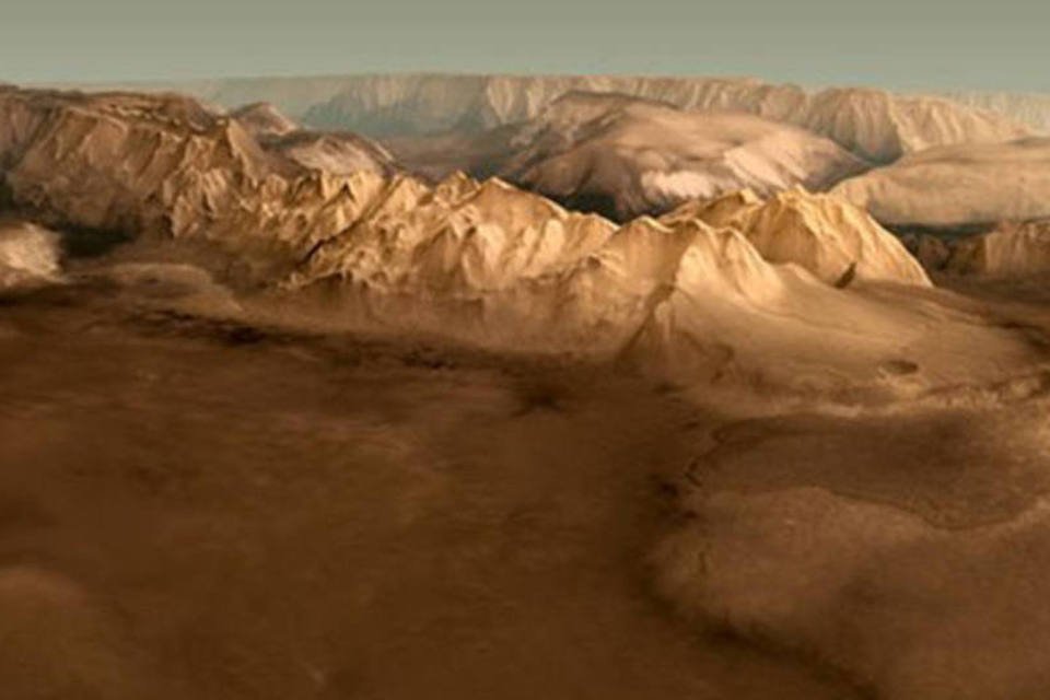 Faça um tour animado pela superfície de Marte