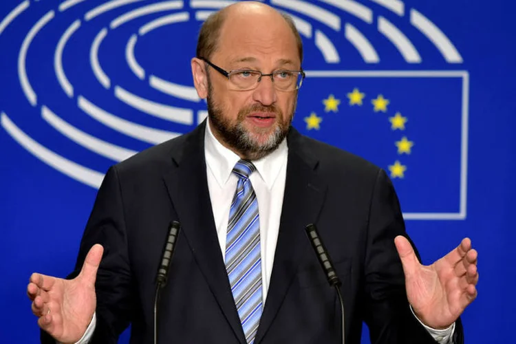 Schulz: a reforma do mercado de trabalho inclui uma redução das cotações patronais e uma pressão maior nos desempregados para retornar ao mercado de trabalho (Eric Vidal / Reuters)
